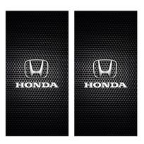 2 vnt. Automobilio lipdukai B stulpelio centrinės kolonos apdailos dangteliai Lipdukai Honda Civic Fit Pilot BRV Jazz Accord HRV CRV white