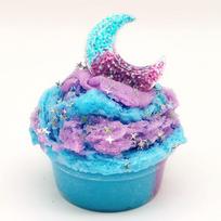 60Ml Mixed Butter Slime Kit Fluffy Putty Moon Snowflake Mud Stretchy Non-Sticky Stress Relief Toy For Kids Girls Boys Sensory Pl violetinė
