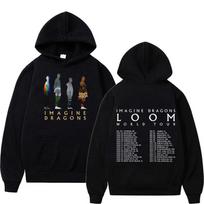 Grupė Imagine Dragons Loom Tour Naujas džemperis Vyrams Moterims 2XL juoda