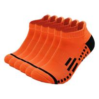 Nematomos kojinės vyrams ir moterims, unisex žemos kojinės bėgimui, kelionėms, bėgiojimui ir sportui One Size red