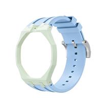Adjustable Sport Watch Strap for Swatch X APRoyal Pop Quick Release Watches Straps Soft Watchband Bracelet for Women Men gray