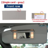 Pakeičiamas veidrodėlio dangtelis Volvo V40 (2013-2018 m) S60 skydelis nuo saulės - Tinka OE 31377714-1 kosmetinio veidrodžio dangtelis gray