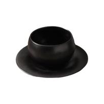 300ml Kavinės Puodelis Keraminis Pieno Puodelis Indai Arbatos Puodelis Restoranas Black no Handle