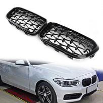 Areyourshop Meteor Black Priekinės Grotelės BMW 2015-2017 1 Serijos F20/F21 black