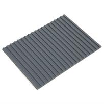 Watchmakers Rubber Anti Slip Bench Mat for Watch Repairing Maintenance black