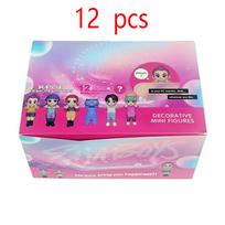 New K-pop Demon Hunters Angel Blind Box PVC Material Mini Anime Character Decoration Children's Christmas and Birthday Gifts pink
