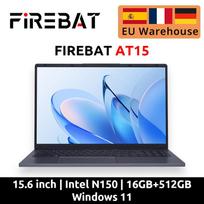 Firebat nešiojamasis kompiuteris AT15 15,6 colio Intel N150 DDR4 16GB RAM 512GB/1 TB SSD 1920*1080 Windows 11 nešiojamasis kompiuteris su apšviečiama integruota skaičių klaviatūra