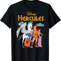 Disney Hercules Classic Hero Group Shot Vintage Poster T-Shirt XXXXXL