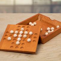 Large Diamond Chess Classic: Wooden Educational Tabletop Game for Children orange