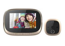 4.3-inch Smart Video Doorbell with Wireless WiFi, Motion Detection, and Peephole View auksas
