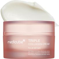 Medicube Triple Collagen Cream - Hydrating & Firming Moisturizer with Hyaluronic Acid  Premium Elastin  Shea Butter - Wrinkle Care & Boosts Elast