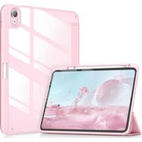 Flip Tablet Cover For iPad 10 10th 10.9''/11 11th (A16) 11'' Acylic Back Case With Pencil Holder Auto Wake up /Sleep iPad 10th 2022 white