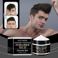 Long Lasting Hair Styling Wax For Men Strong Hold Hairstyle Finished Hair Styling Clay Mud Salon Hair Cream Refreshing Hair Wax 1PCS gray