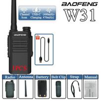 W31 Baofeng Walkie Talkie Type C Charging 16CH BF-WP31 Portable Radios Channel scan Battery save 400-470MHz Transceiver MP31 Pro