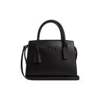 COACH ANDREA CARRYALL Veršio odos peties rankinė, įstrižai nešiojama rankinė, maža moteriška rankinė Juoda CP081-JIBLK Basic Set (Bag+Dust Bag) black