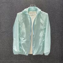 2026 Mens Lightweight Hooded Windbreaker Jacket Quick-Dry Breathable Outdoor Casual Sport Coat 3XL 135-150cm šviesiai mėlyna spalva