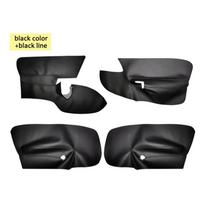 LHD/RHD For VW Golf 5 MK5 Jetta 2006 2007 2008 2009 2010 2011 Microfiber Leather 4pcs Car Interior Door Armrest Panel Cover Trim RHD juoda