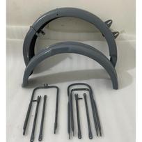 BSA M20 M21 M33 Raw Front Rear Mudguard Set With Stays Girder Fork Type |Fit For