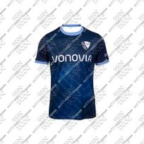 26‑27 Unisex Germany Adult Male Breathable Football Jersey Home Game Sport V‑VfL Bochum Quick‑drying Top Tee L blue