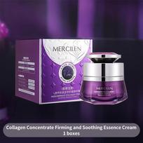 Mercilen Collagen Firming Soothing Essence Cream 30g Nourishes Moisturizes Lifts Face Daily Care with Hyaluronic Acid Niacinamide for All Skin Types white