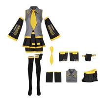 Anime Akita Neru Cosplay Kostiumas Perukas Rinkinys Akita Neru Kalėdos Helovino Šventės Kostiumas M black