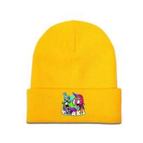 Dabar tu vaikas Splatoon megzta kepurė Moteriška Unisex kaukolės kepuraitė Žieminės kepurės Poliesteris Rašalas Vaikų žaidimas Kalmaras Nertas kepurėles One Size yellow
