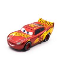 Pixar Cars  Portable kids Toy Car tire assemble parkinglot Lightning McQueen Plastic Rail BoyToy Give kids The best gift red