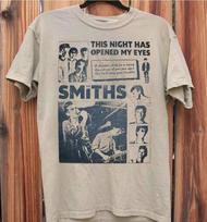 The Smiths Band Retro Vintage Poster short sleeve sand classic shirt KV34827 Unisex T-Shirt L gray