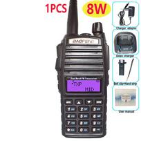 Professional Walkie Talkie UV82 FM Baofeng UV 82 8W Ham Radio Station VHF UHF Transceiver Hunting Radios Amateur Comunicador