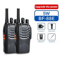 2PCS Baofeng BF-88E 3-5km Long Range Handheld Walkie Talkie 16CH UHF PMR 446.00625-446.19375MHz 1500mAh Two Way Radio