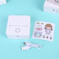 Mini Sticker Printer,Inkless Thermal Printer, Pocket Bluetooth Printer For Halloween Christmas Gift For Photo Memo Impressora A1