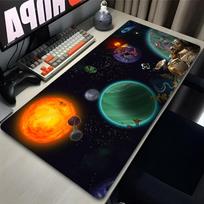 Large Mouse Pad Outer Wilds Laptop Gamer Desk Mat Rubber Extended Keyboard Rug Gaming Accessories Pc Mousepad Oversize Table Pad 800x300x2mm gray