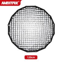 60cm 70cm 90cm 120cm Deep Parabolic Softbox Honeycomb Grid for Godox QR-P70/QR-P90/QR-P120 P90L P90H P120L P120H