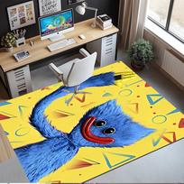 Huggy Wuggy Printed Carpet Rug for Office Chair Living Room Bedroom Kitchen Room Decor Gifts 80cmx120cm