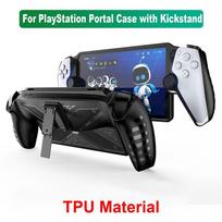 Game Accessories Handheld Console Storage Bag Hard Shockproof Screen Protector Travel Portable for PlayStation Portal black