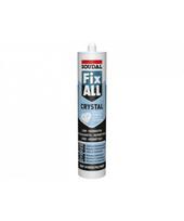 Klijuojantis hermetikas hibridinio polimero pagrindu Soudal Fix All Crystal