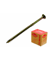 Medvaržtis 8x160/80 mm su įleidžiama TORX galvute ir daliniu sriegiu, cinkuotas Klimas Wkret-met (50 vnt.)