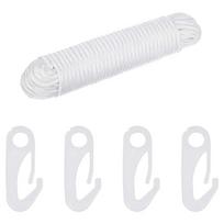 Nailoninė pynė 6MM vėliavos stiebo kėlimo virvė lauko vėliavos stiebo priedai white