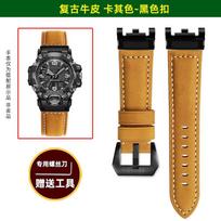 Modified Retro cowhide Watchband For Casio G-SHOCK 5678 Second generatio GWG-2000 2040 Italian leat Strap Bracelet Wristband For GWG-2000 black