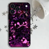 Five-Nights-At-Freddys Fnaf Juodas Minkštas Dėklas iPhone 17 13 14 15 11 16 12 Pro Max Pro Max Plus E Air Mini Telefonui iPhone14Plus