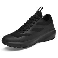 Men's Waterproof Non-Slip Hiking Shoes - Cushioning, Shock-Absorbing, Off-Road Running & Outdoor Sports Shoes for Daily Commutes 44 juoda