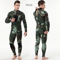 Mens 3mm Neoprene Camo Wetsuit Full Body Diving Suit Scuba Snorkeling Water Sports Warmth Protection Medium