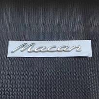3D Automobilio Emblema Galinės Bagažinės Raidė Dekoratyvinė Lipduko Aksesuaras Porsche Panamera Cayman Cayenne Boxster Macan GTS Taycan Turbo pdhv50 gray