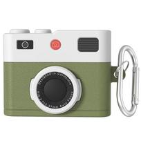 Retro Camera Design Wireless Headset Earphone Case Soft Silicone Protective Cover for AirPods 2 3 4 Pro Pro2 Earphone Accessory for airpods pro 3 gray