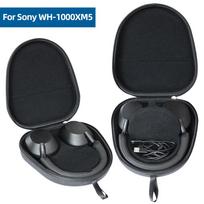 Sony WH1000XM5 ausinių kietas nešiojimo dėklas, nešiojama laikymo krepšys, apsaugantis nuo įbrėžimų, kelioninis apsauginis dėklas WH-1000XM5 ausinėms black
