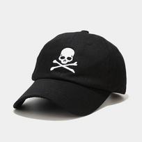 European and American new skull embroidered baseball cap men's and women's street trend hip-hop cap outdoor sun hat Adjustable juoda