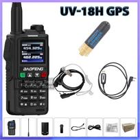 Baofeng UV-18H GPS Portable Ham Radios AM FM Multi Band Police Band Type-C DTMF NOAA VOX Wireless Copy Frequency Walkie Talkie