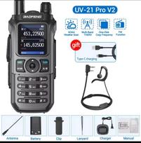 Practical bestseller BAOFENG UV-21 PRO UV Dual Band High Power Walkie Talkie One-Key Frequency Copy Type-C Large Capacity Anti-