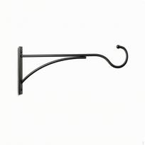 Augalo pakabinimo laikiklis tvirtas pakabinamas su kabliu milteliniu būdu dengtas metalinis sienai skirtas Black - 11 Inch black