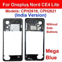 For Oneplus Nord CE Nord CE2 Nord CE4 Nord CE4 Lite 5G Middle Frame Housing Cover Middle Holder Frame Replacement Parts CE4 Lite India Blue